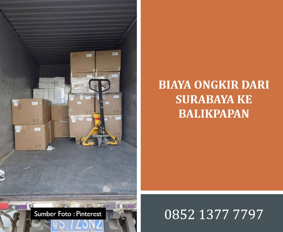 Biaya Ongkir dari Surabaya ke Balikpapan